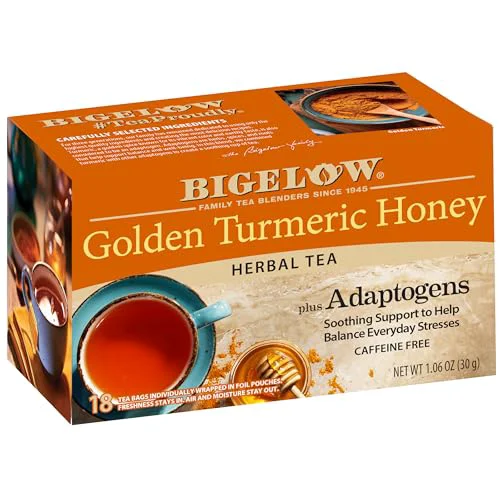 Reusable Golden Turmeric Honey plus Adaptogens 108 Count Sustainable