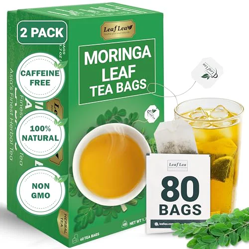 Solid Moringa Tea Bags 80 Count Official