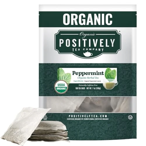 Relaxed Peppermint Leaf Herbal Tea Bags 100 Count Refined