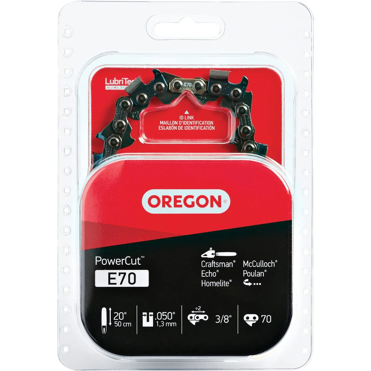 Consistent Oregon PowerCut E70 20 In. Chainsaw Chain Powerful