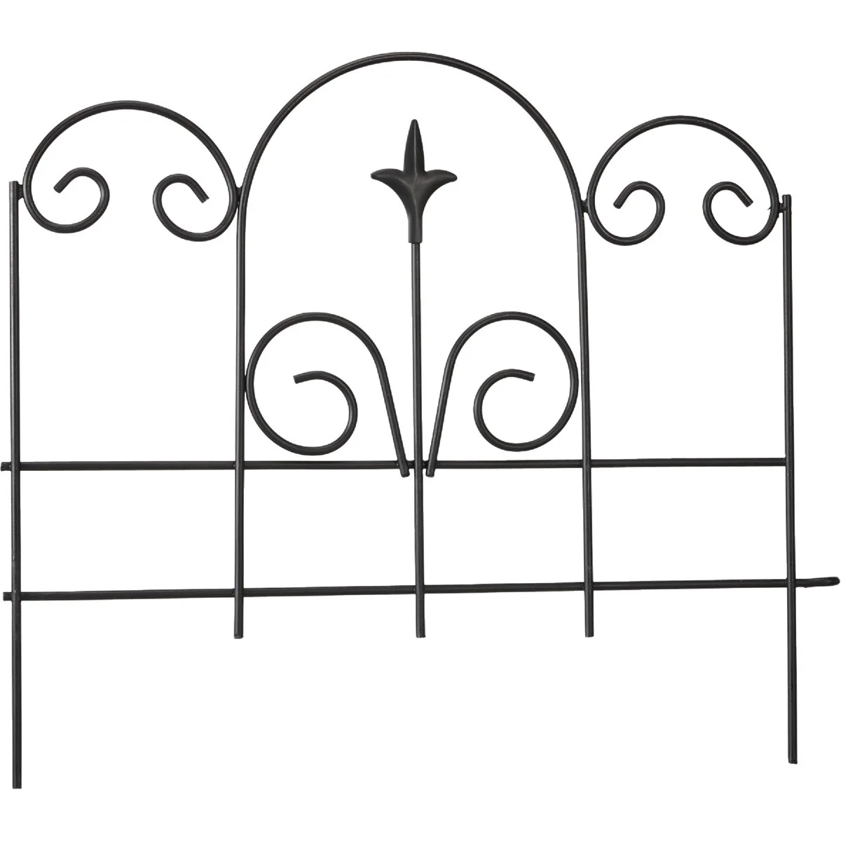 Dependable Panacea 16 In. H x 18 In. L Metal Decorative Border Fence Breathable