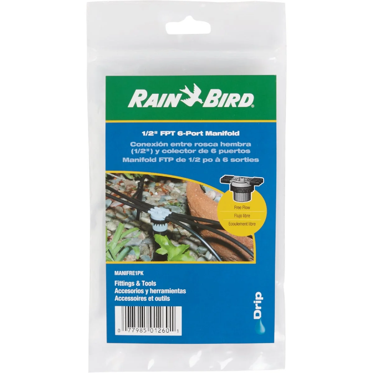Flexible Rain Bird 6-Port Flow Manifold Exceptional