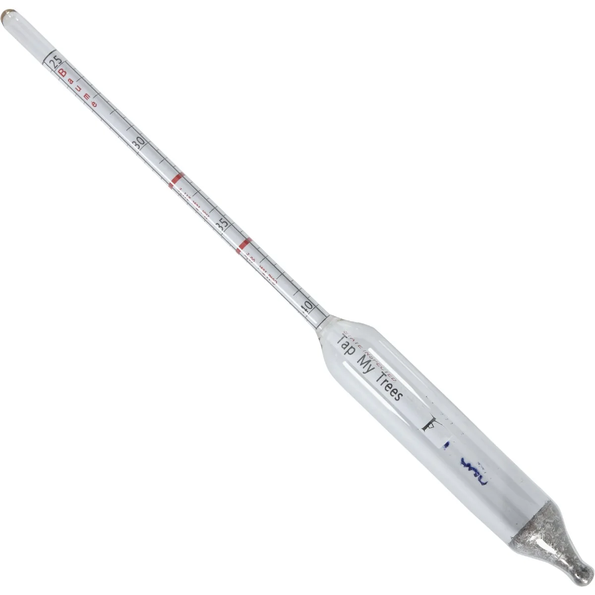 Flexible Tap My Trees Maple Sugaring Glass 9-1 2 In. Hydrometer Fast