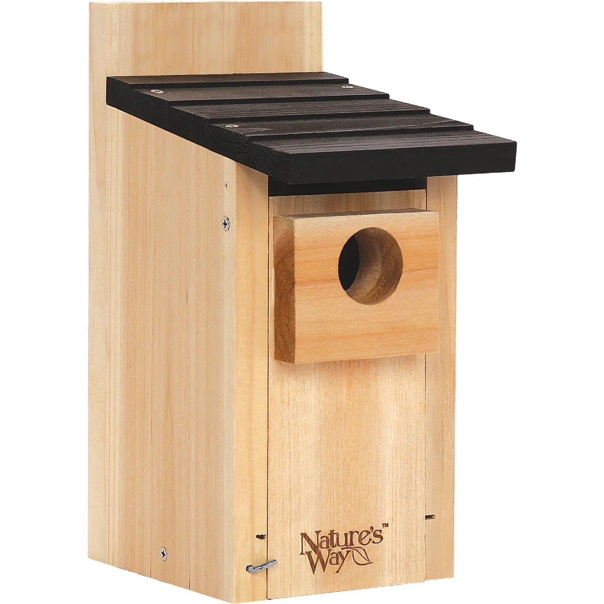 Reusable Nature's Way 5.5 In. W. x 12 In. H. x 8 In. D. Natural Cedar Bluebird House Next-Generation