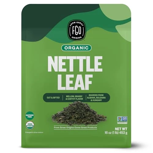 Trendy Organic Nettle Leaf Loose Tea 16 Ounce Natural