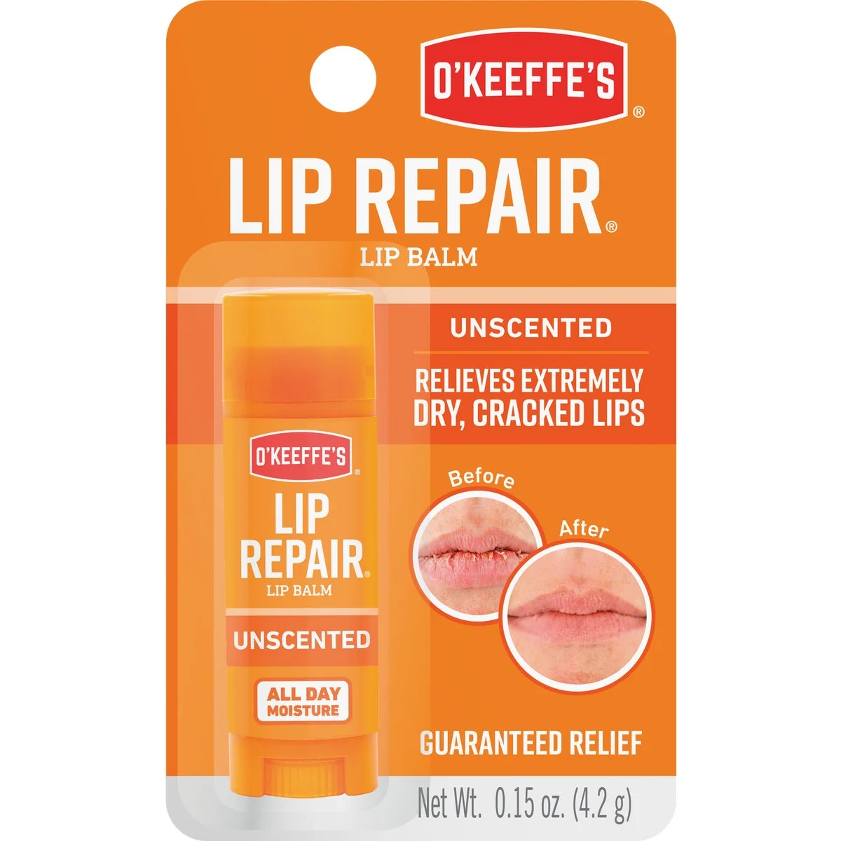 Elite O'Keeffe's Unflavored Lip Balm 0.15 Oz. Trendy