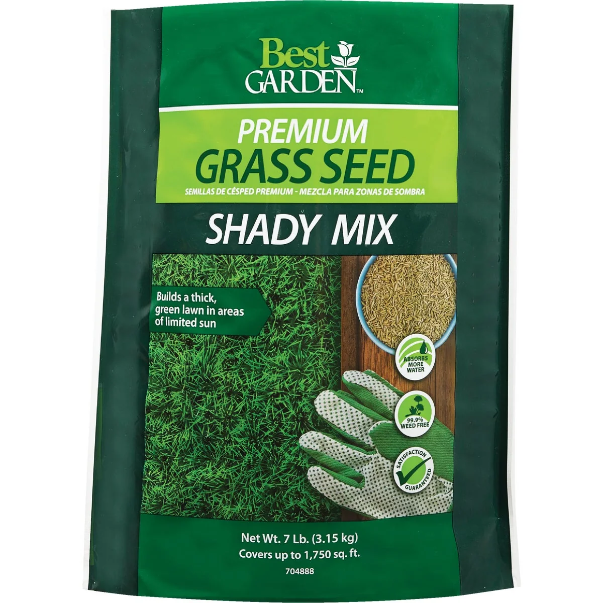 Luxury Garden 7 Lb. 1750 Sq. Ft. Coverage Shady Grass Seed Smart