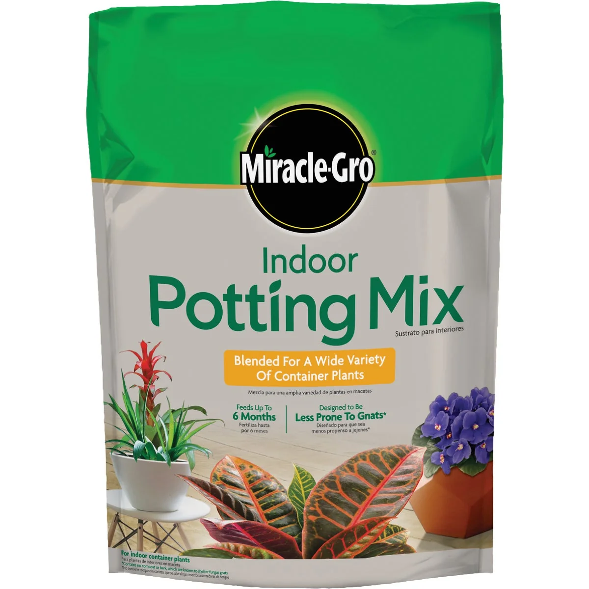 Relaxed -Gro 6 Qt. 5-1 3 Lb. Indoor Container Plant Potting Soil Original Design