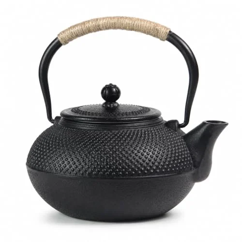 Enhanced 50.7oz Large Cast Iron Teapot for Stove Proven