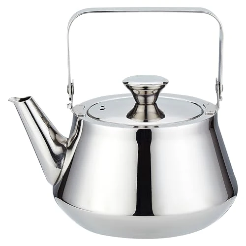Responsible 1.3 Quart stainless steel teapot with Infuser A modern Sustainable