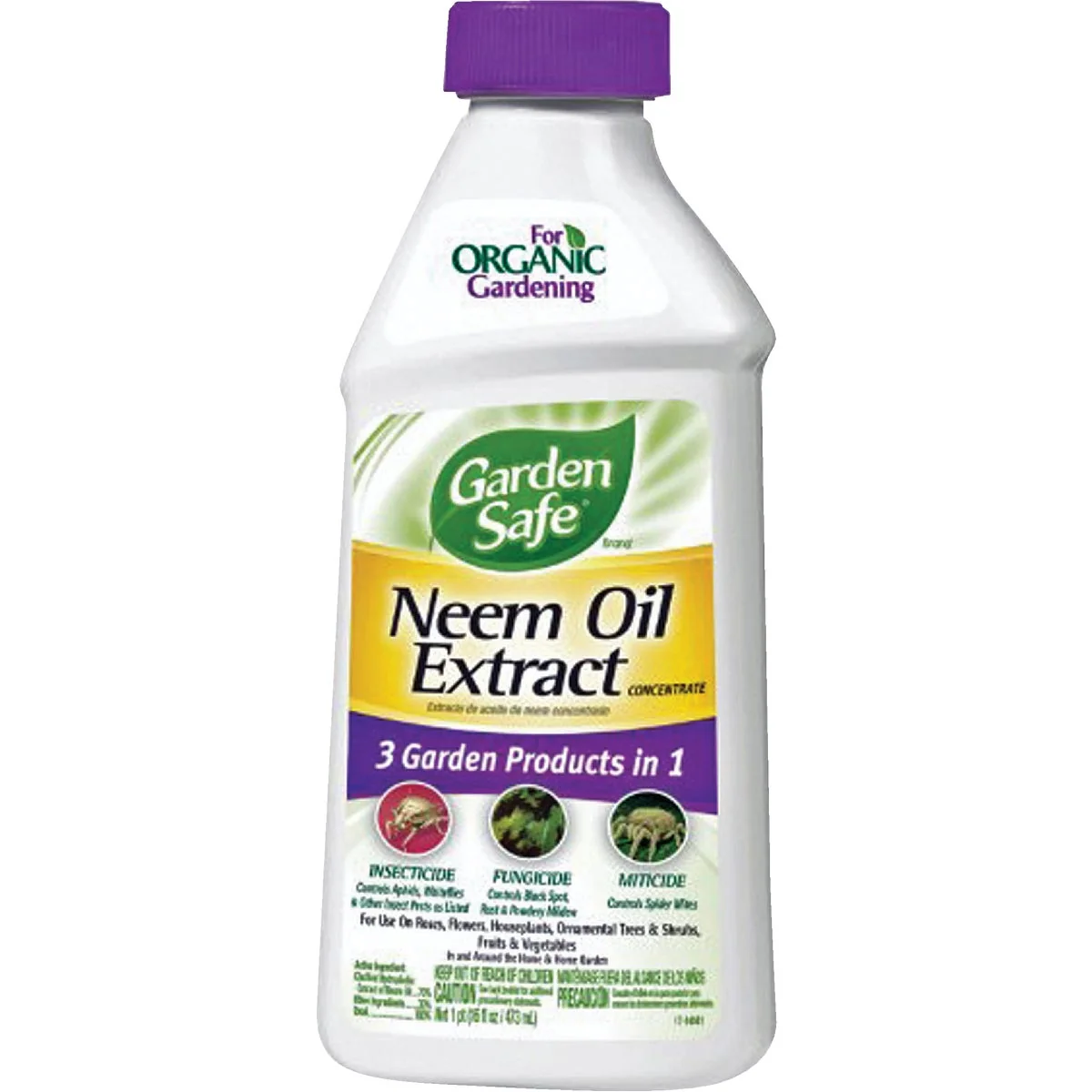 Modern Garden Safe 16 Oz. Liquid Concentrate Neem Oil Extract Fungicide Clean