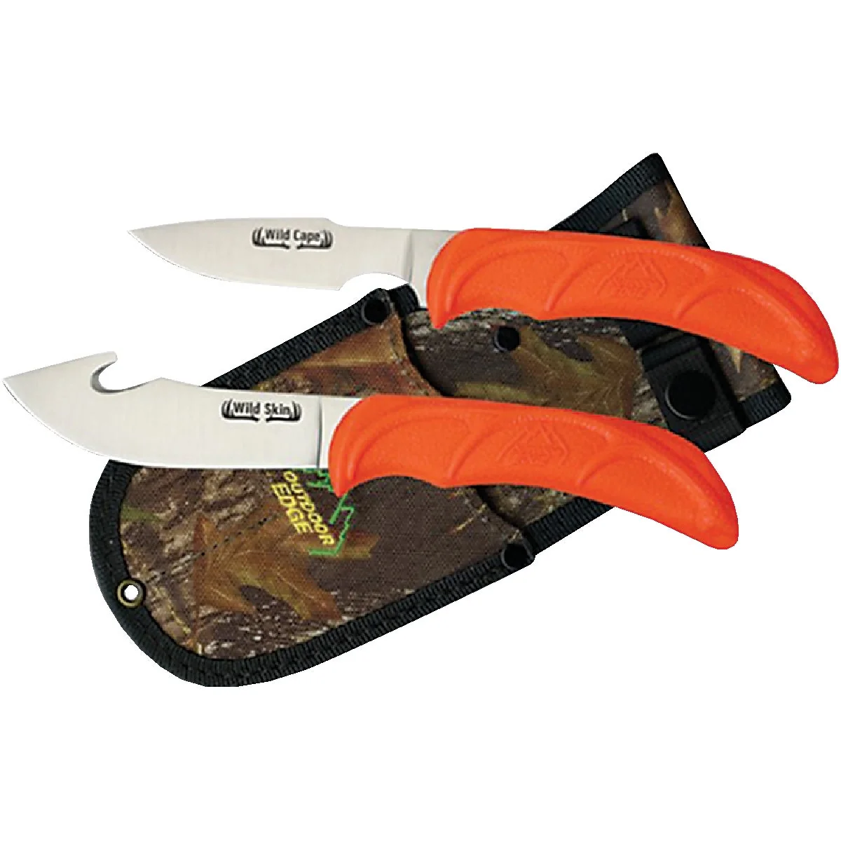 Specialty Outdoor Edge Wild Pair Stainless Steel Fixed Blade Knife Combo Breathable