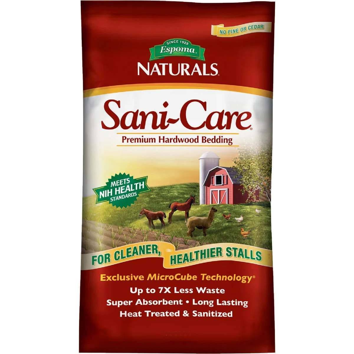 High-Performance Espoma Naturals Sani-Care 1.7 Cu. Ft. Granular Hardwood Large Animal Bedding Fast