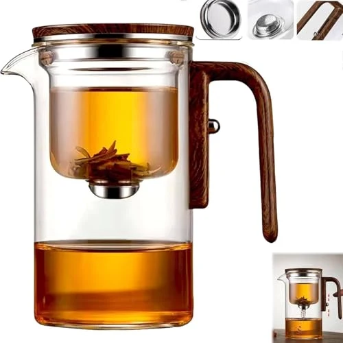 Crafted Magnetic Glass Teapot with Infuser High-Grade