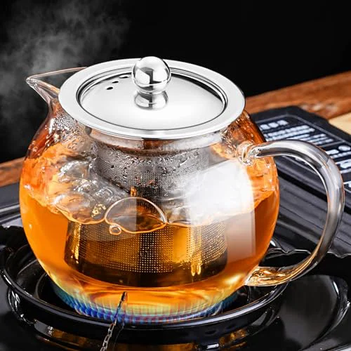 Top-Quality Glass Teapot Stovetop 22 OZ Exclusive