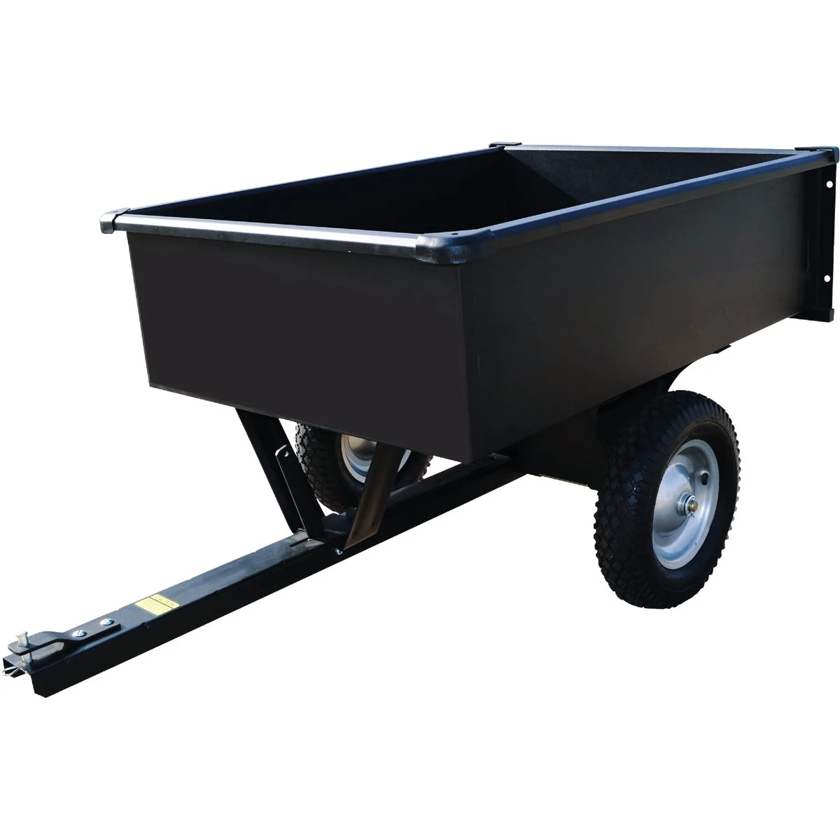 Fine Precision 10 Cu. Ft. 750 Lb. Steel Tow-Behind Garden Cart Elegant