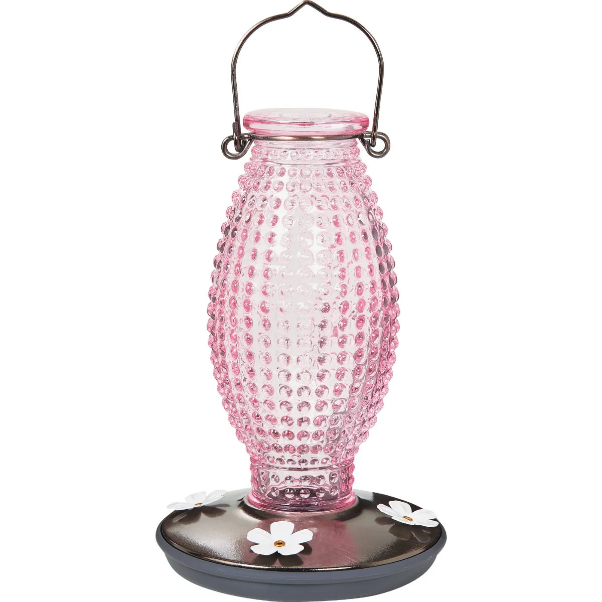 World-Class Perky-Pet Vintage Hobnail Glass Hummingbird Feeder Classic