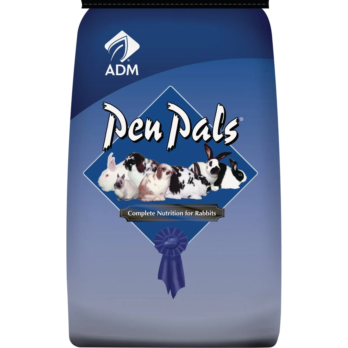Organic ADM Pen Pals 50 Lb. Rabbit Food Pellets Optimized