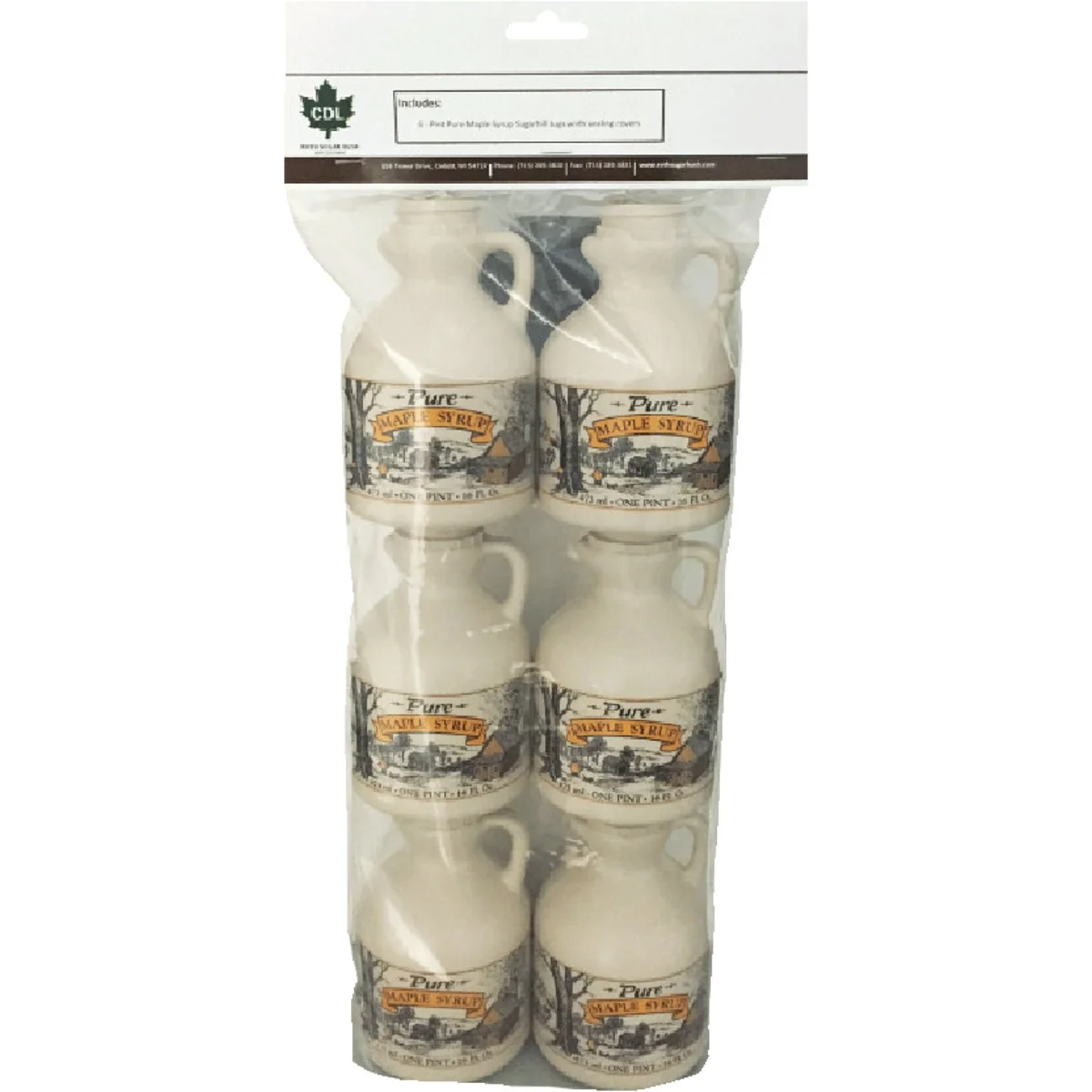 Optimized Tap My Trees Maple Sugaring Plastic Syrup Jug 6-Pack Innovative