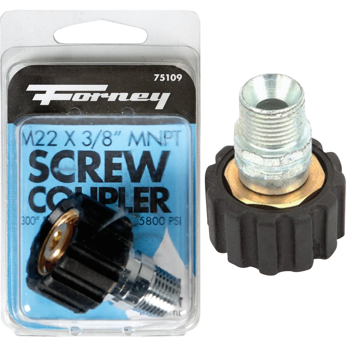 Prestigious Forney M22F x 3 8 In. Male Screw Pressure Washer Coupling User-Friendly