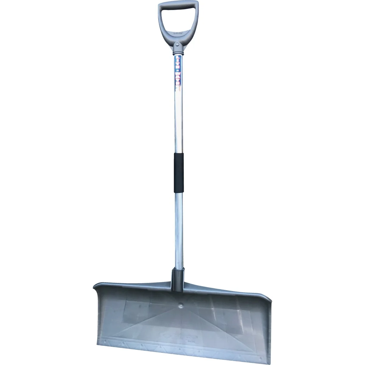 Clean Rugg PathMaster Ultra Lightweight 27 In. Poly Snow Pusher with 36 In. Aluminum Handle Minimalist
