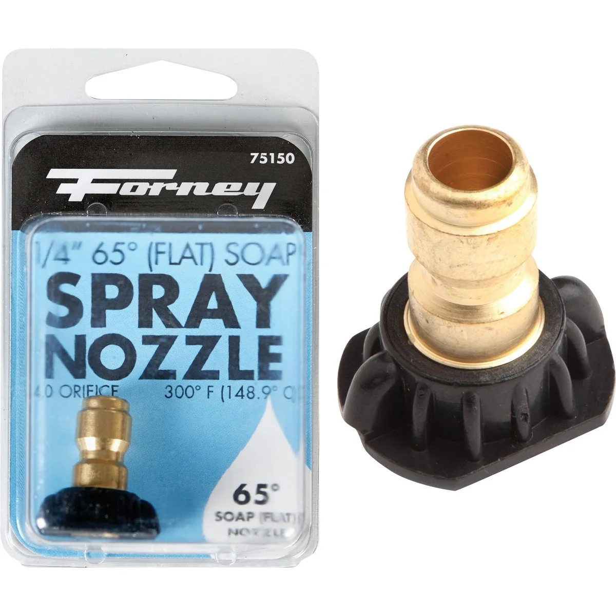 Versatile Forney Quick Connect 4mm 65 Deg. Black Pressure Washer Spray Tip Next-Generation