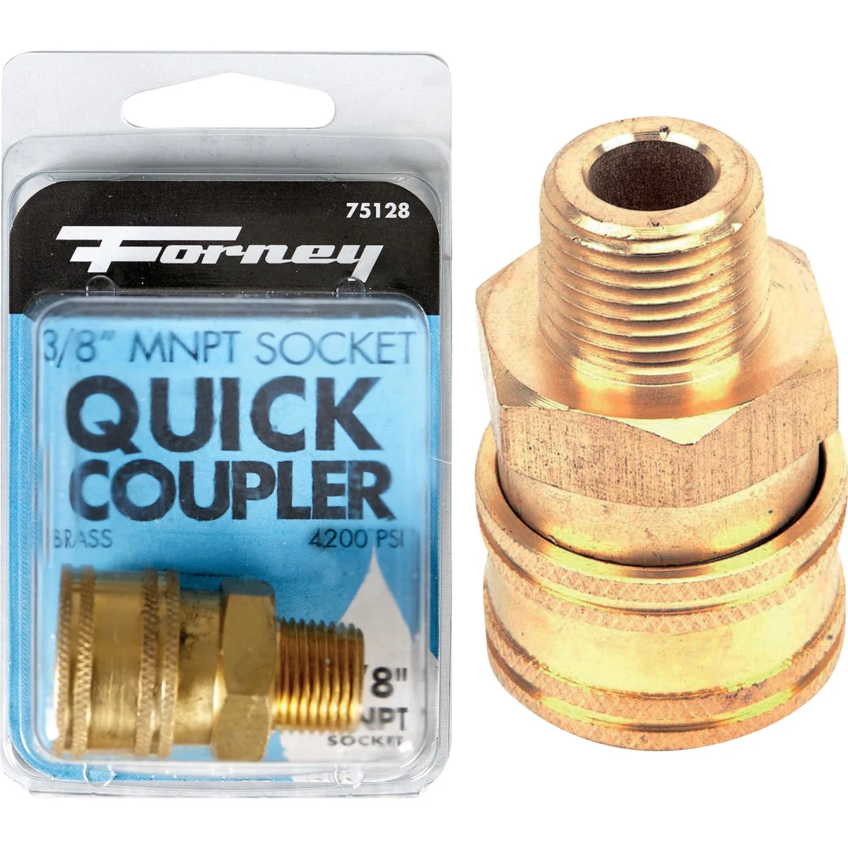 Proven Forney 3 8 In. Male Quick Coupler Pressure Washer Socket Solid