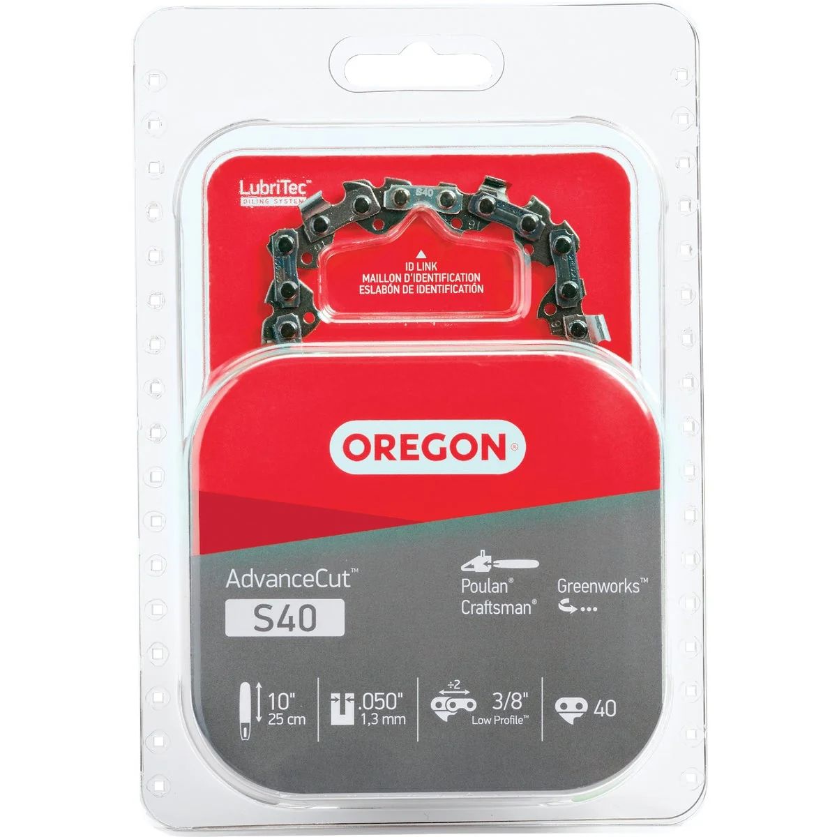 High-End Oregon AdvanceCut S40 10 In. Chainsaw Chain Contemporary