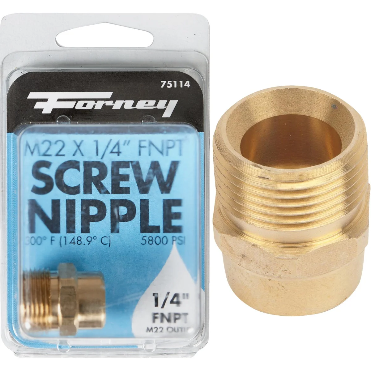 Safe Forney 1 4 In. Female Pressure Washer Screw Nipple Versatile