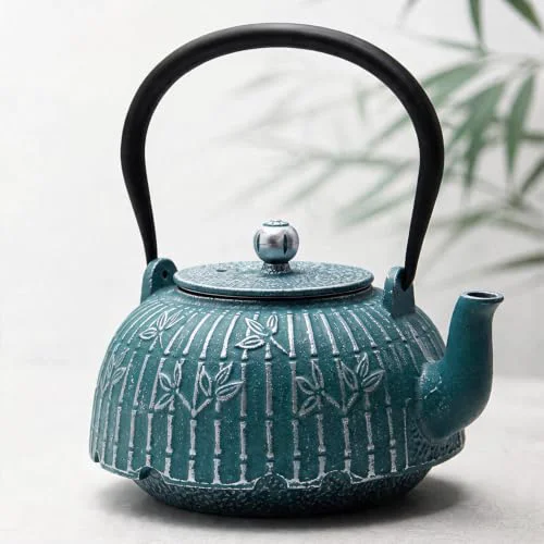 Convenient 40.6oz Cast Iron Tea Kettle for Stove Quality