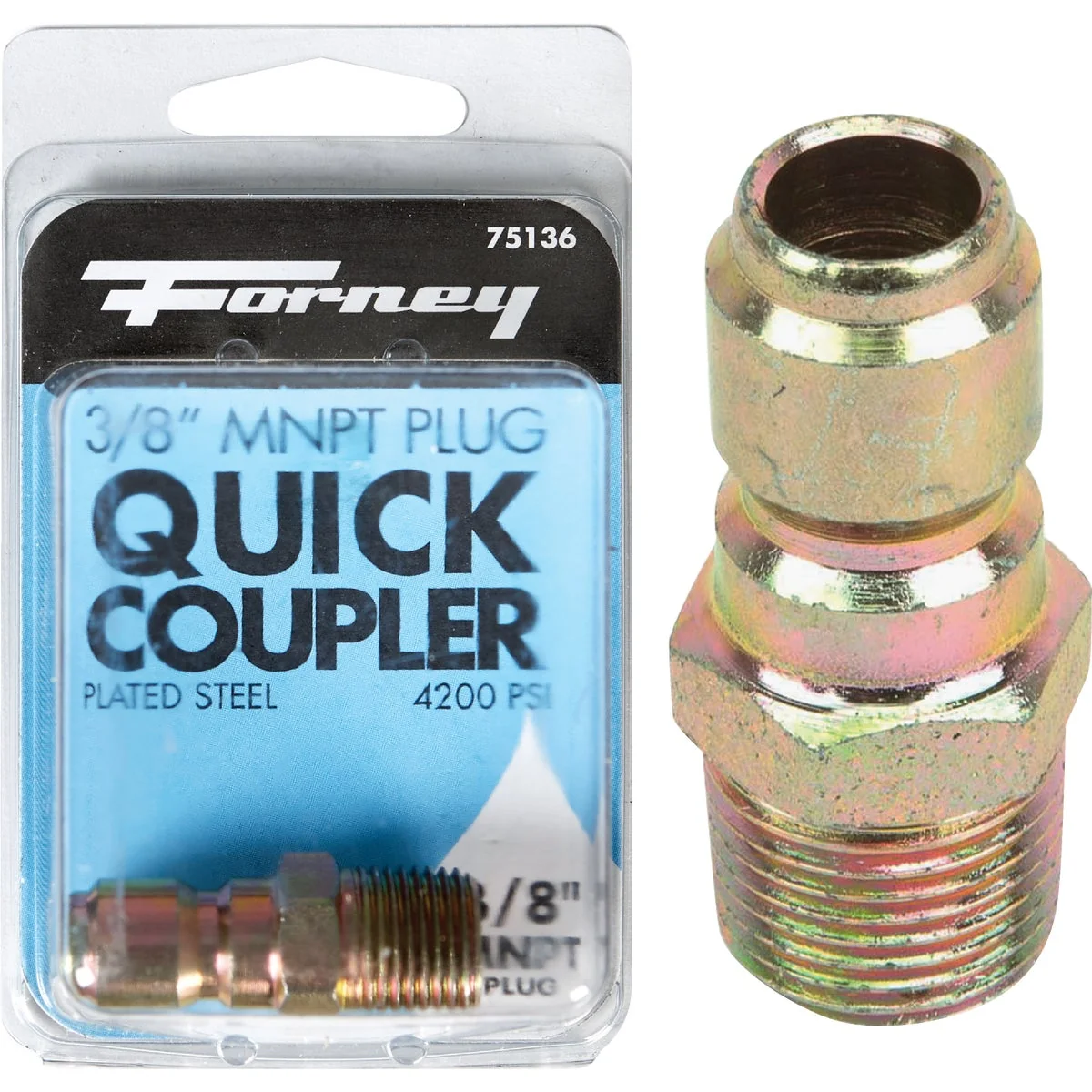 First-Class Forney 3 8 In. Male Quick Connect Pressure Washer Plug Exclusive