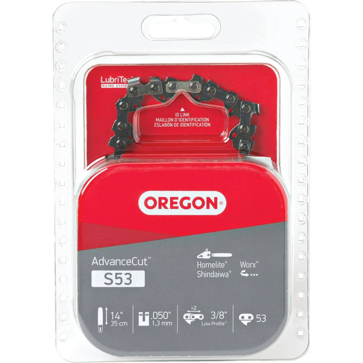 Green Oregon AdvanceCut S53 14 In. Chainsaw Chain Next-Generation