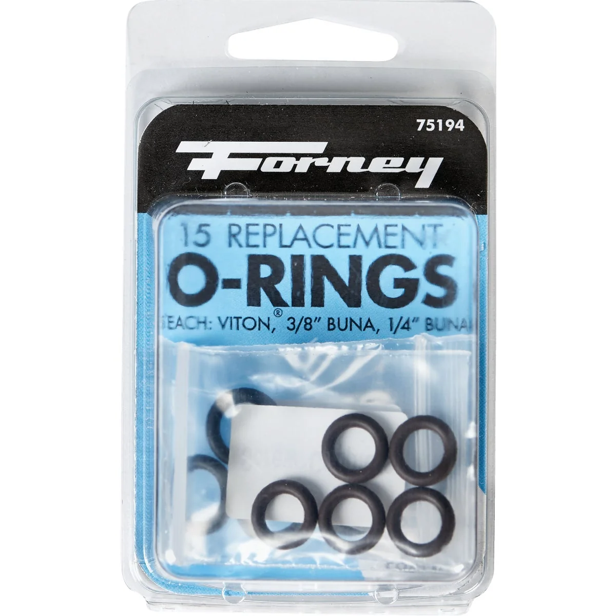 Genuine Forney Quick Coupler Screw Coupler Pressure Washer O-Ring 15-Piece Specialty