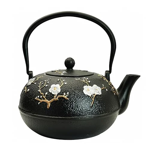 Professional 60.9oz Large Cast Iron Teapot Certified