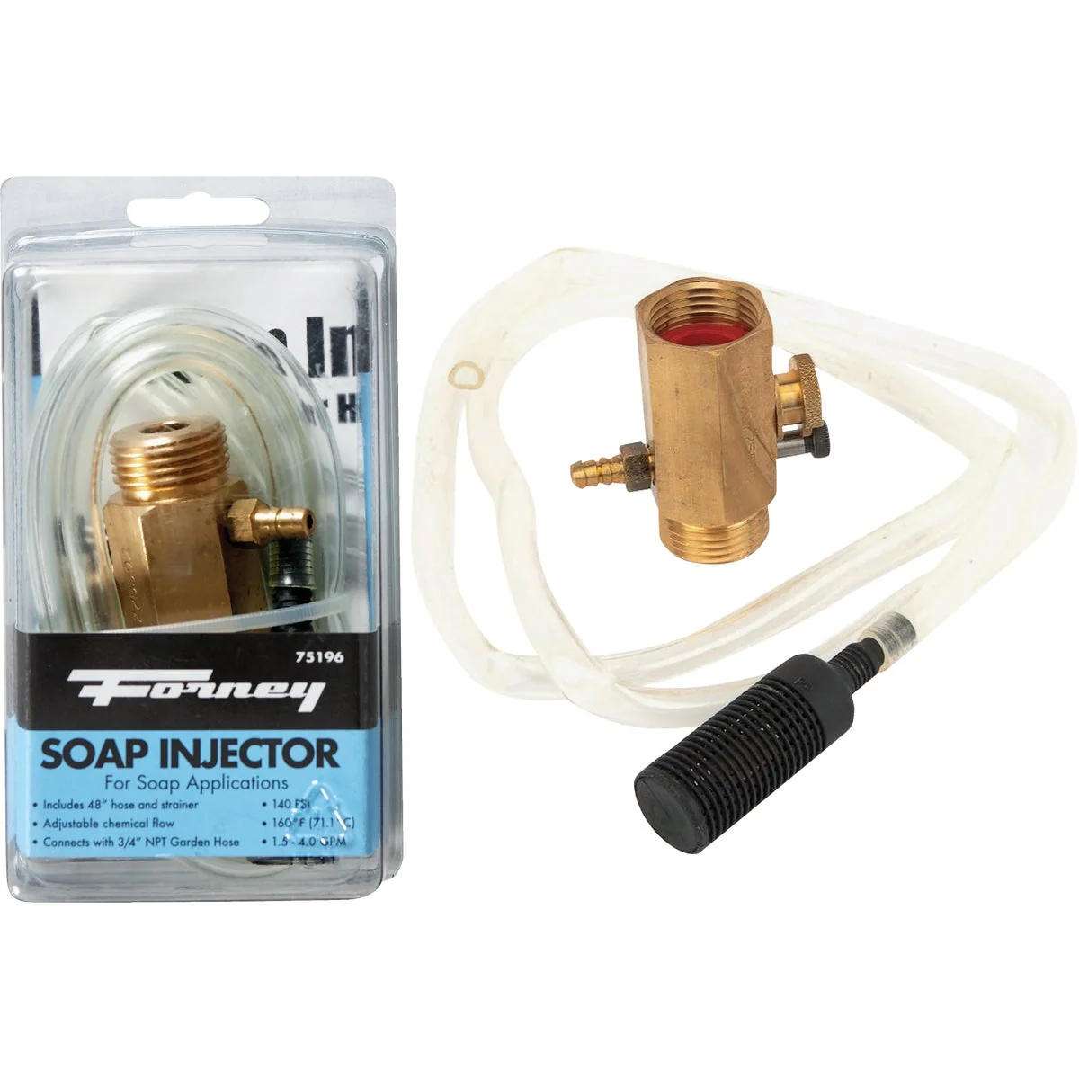 First-Class Forney Pressure Washer Detergent Injector with 48 In. Hose Official