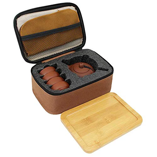 Top-Quality Portable Yixing Purple Clay Tea Set Traditional