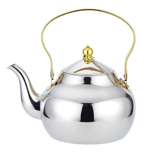 Premium Material 1.3 Quart Stainless Steel Teapot With Infuser High-Quality