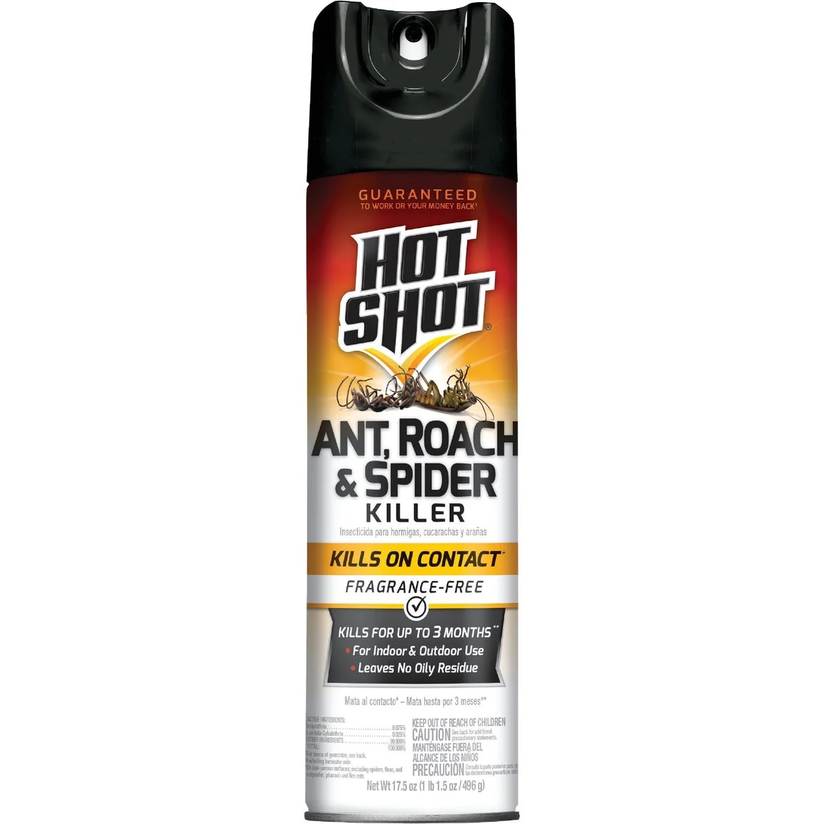 Elegant Hot Shot 17.5 Oz. Fragrance- Aerosol Spray Ant Roach Spider Killer Classic