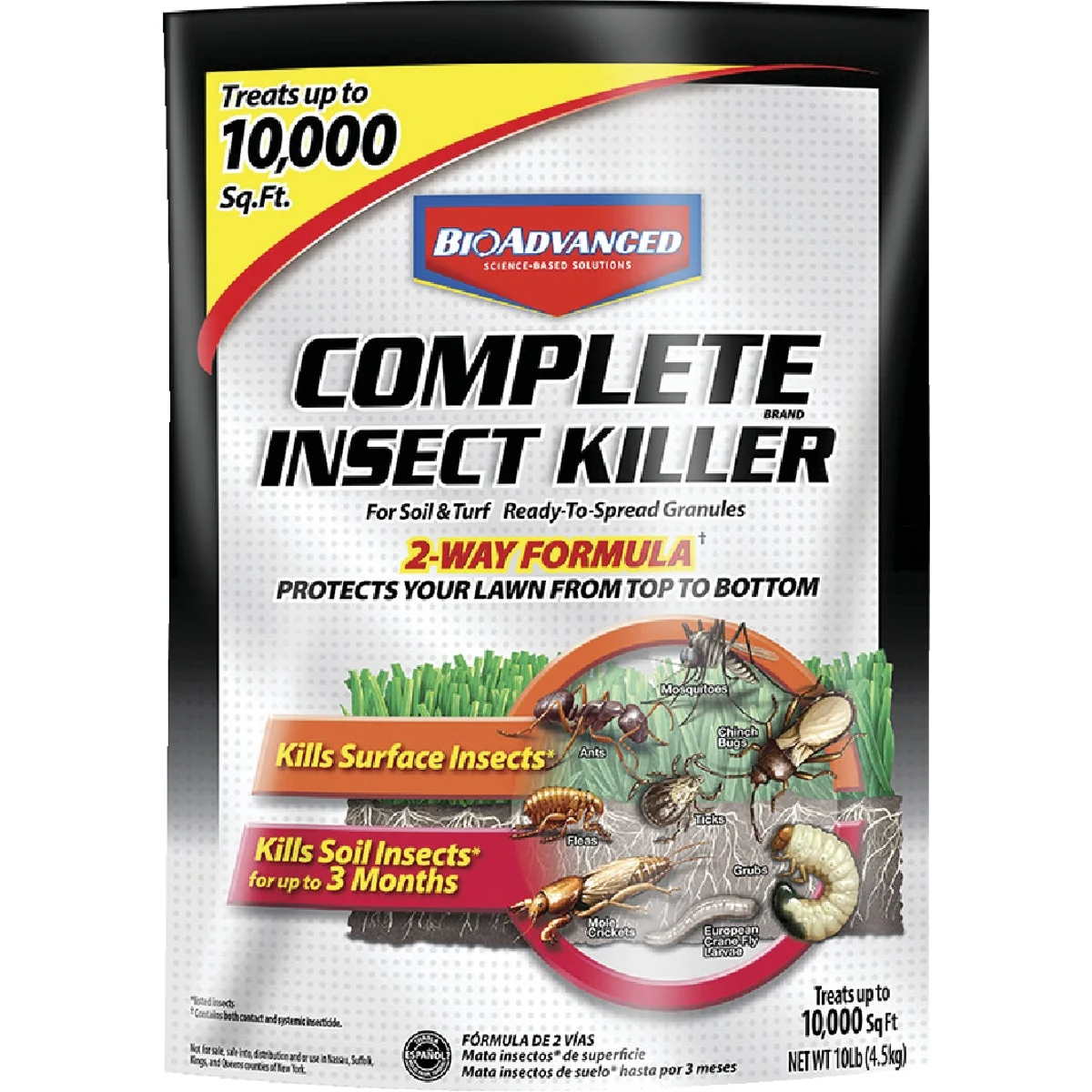 Top-Quality BioAdvanced Complete 10 Lb. Ready To Use Granules Insect Killer Flexible