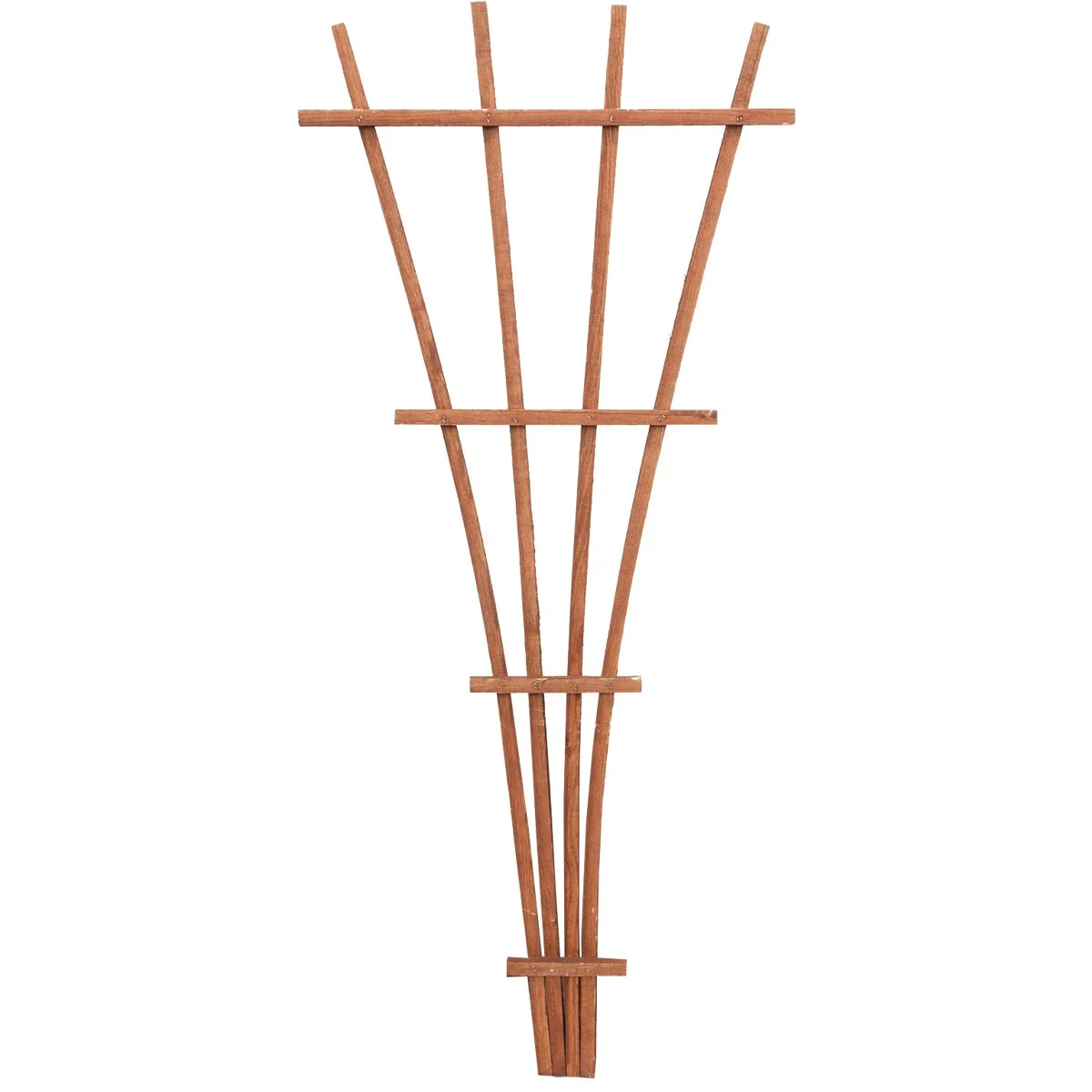 Advanced Panacea 48 In. Brown Wood Fan Trellis Responsible