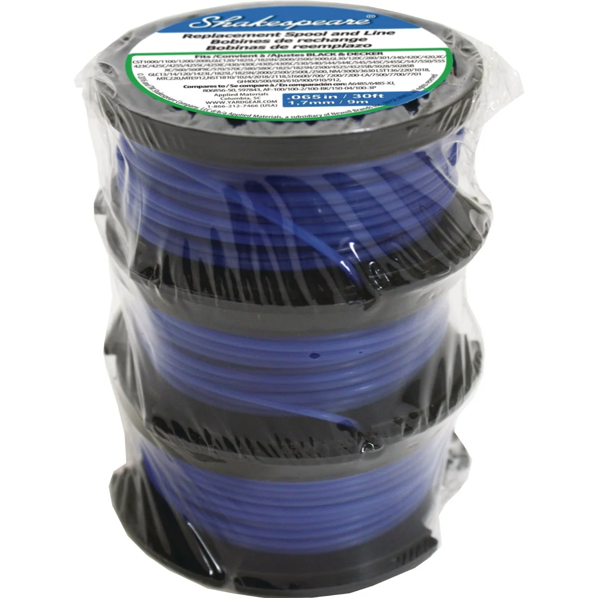 Innovative Shakespeare 0.065 In. x 30 Ft. Trimmer Spool 3-Pack Traditional