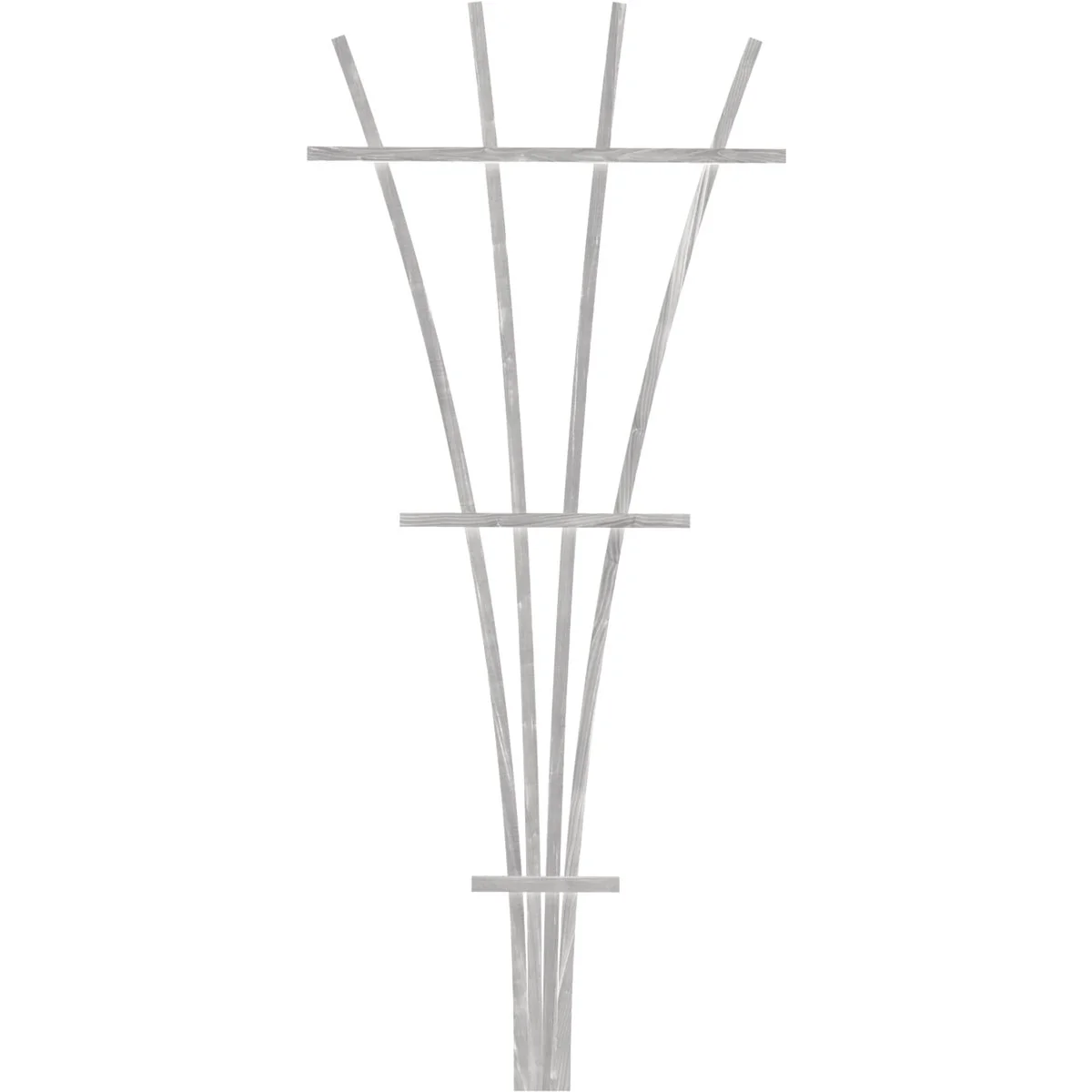 Exceptional Panacea 48 In. White Wood Fan Trellis Convenient