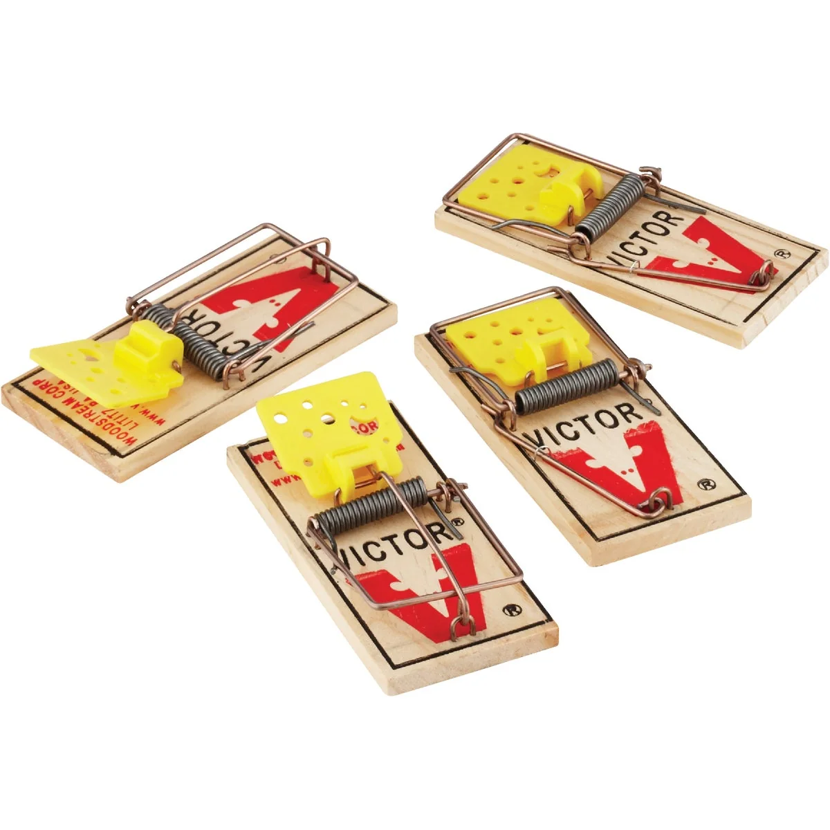 World-Class Victor Easy Set Mechanical Mouse Trap 4-Pack Sustainable