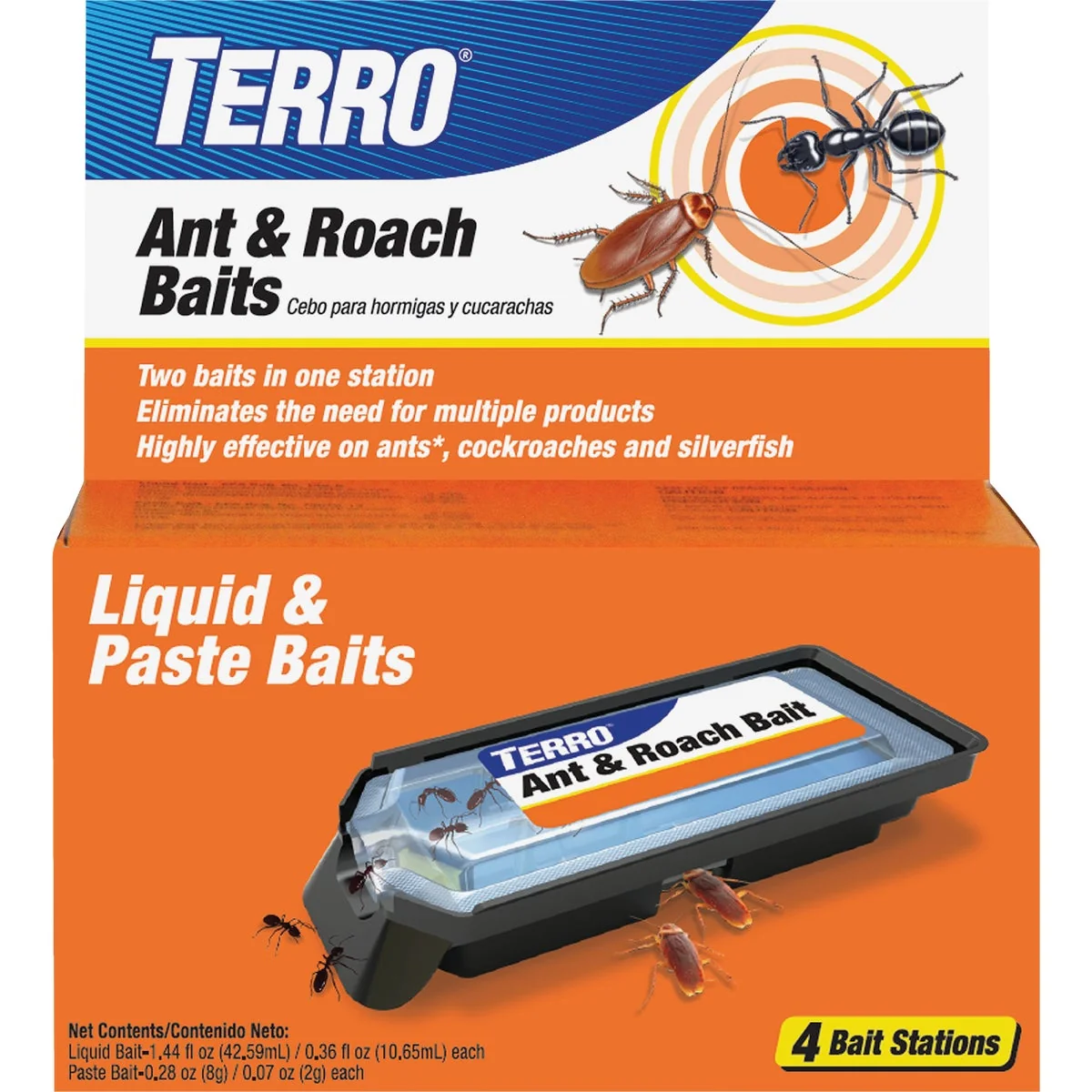 Certified Terro Liquid Ant Roach Bait 4-Pack Carefully Designed