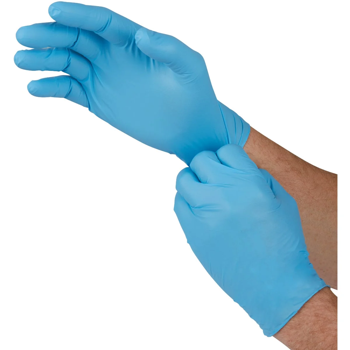 Eco-Friendly Boss XL Blue Nitrile 4 Mil Disposable Gloves 100-Pack Smooth