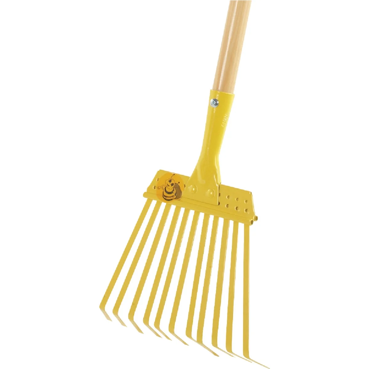 Advanced Buddy B 12 In. Steel Leaf Rake 11-Tine User-Friendly