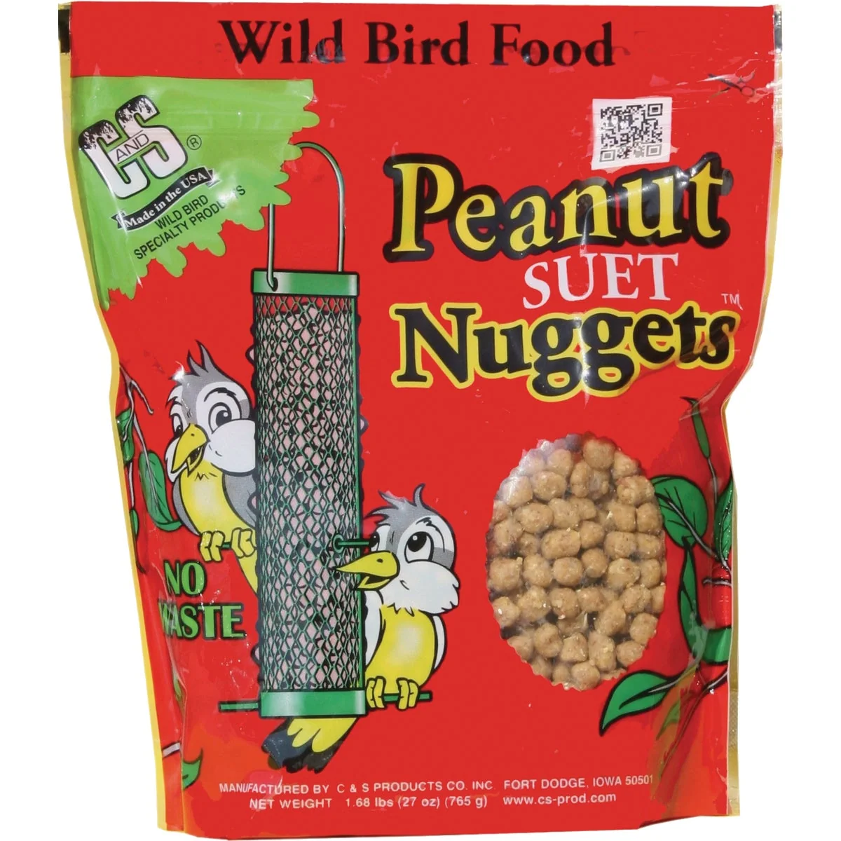 Authentic C S Nuggets 27 Oz. Peanut Suet Crafted