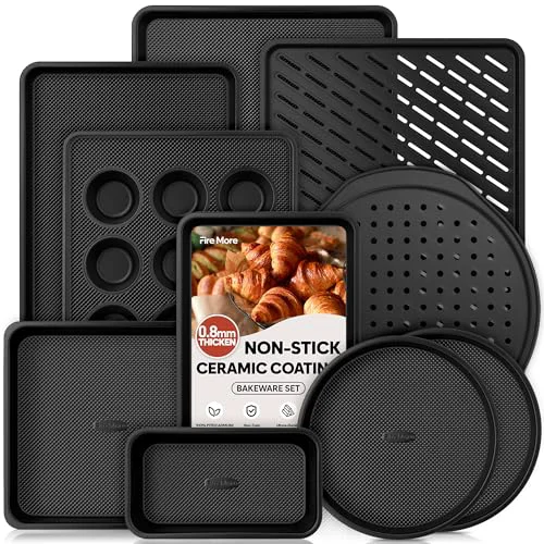 Prestigious 10 Piece Nonstick Bakeware Set 10 Count Innovative