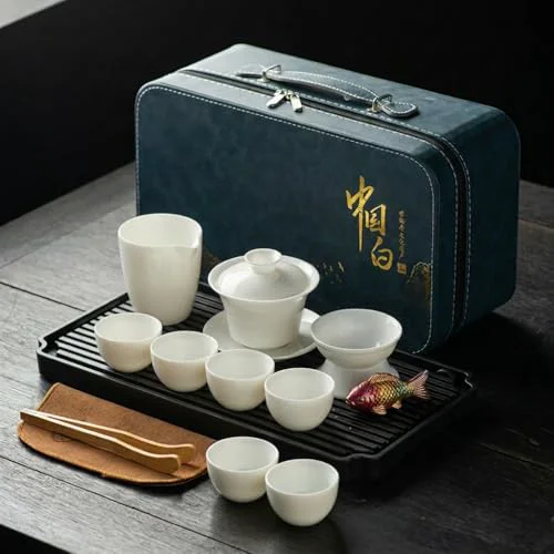 Crafted Portable Gongfu Tea Set with Color Recyclable