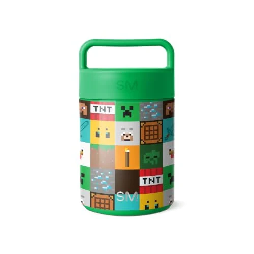 Clean Minecraft Insulated Food Jar with Handle Healthy